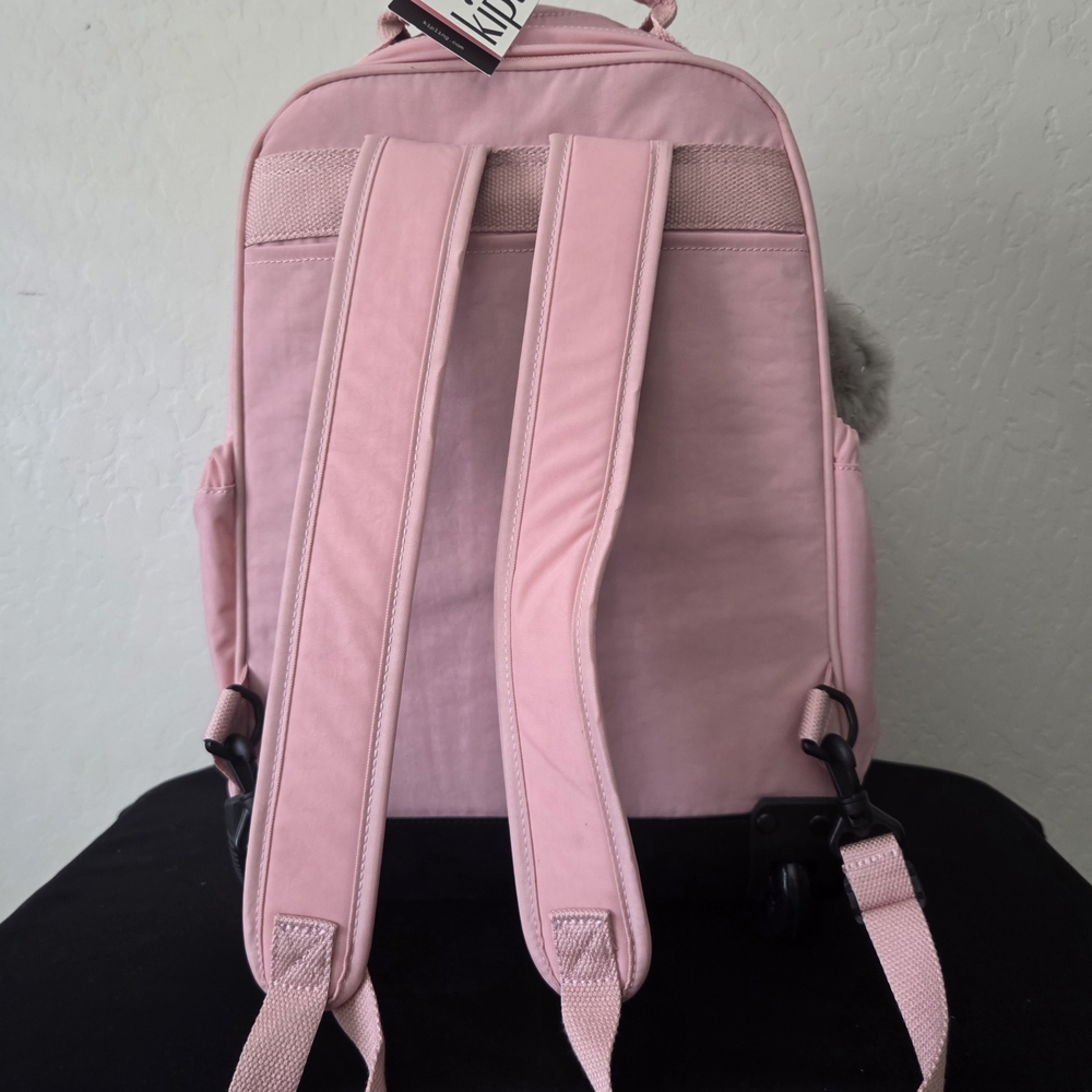 Pink Women's Rolling Backpack - Picture 4 of 4